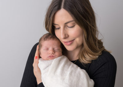 Northampton newborn photography baby with mum