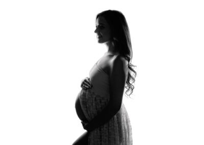 Northampton maternity photography silhouette by Miranda Walton Photography